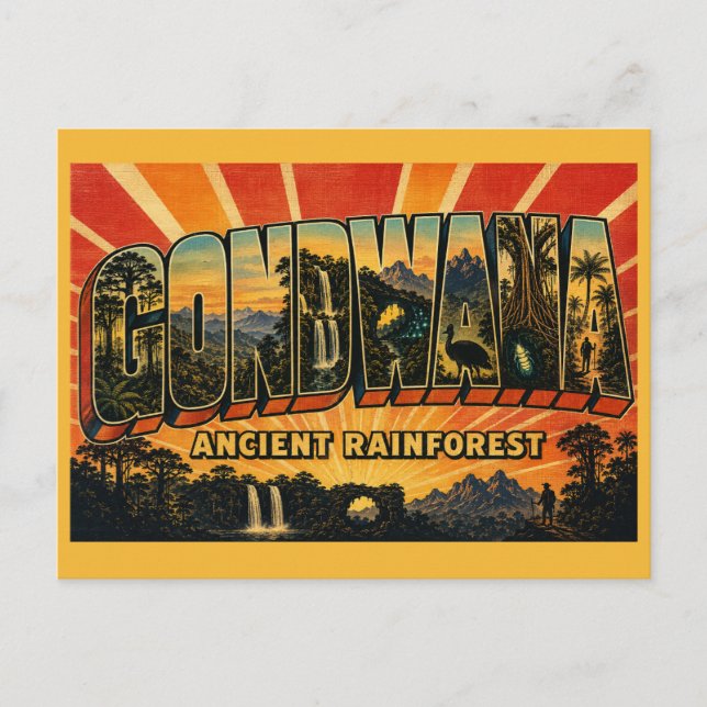 Gondwana Rainforests Queensland Ancient World  Postcard (Front)