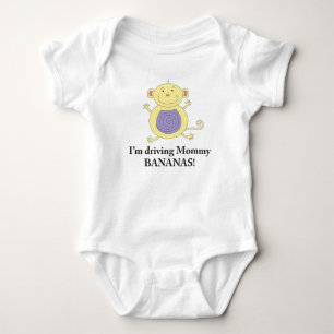 Gone Bananas Monkey shirt for baby girls