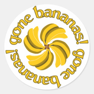 Gone Bananas! stickers