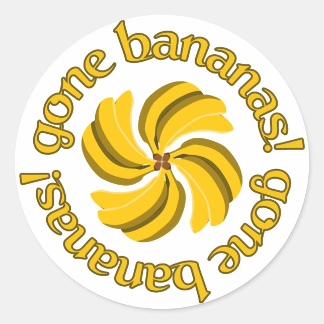 Gone Bananas! stickers (Front)