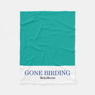 Gone Birding Fleece Blanket