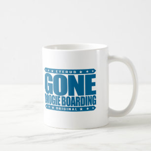 GONE BOOGIE BOARDING - I Love Ocean & Bodyboarding Coffee Mug
