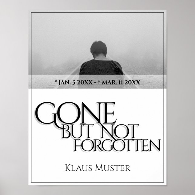 Gone but Not Forgotten - Bright Poster (Front)