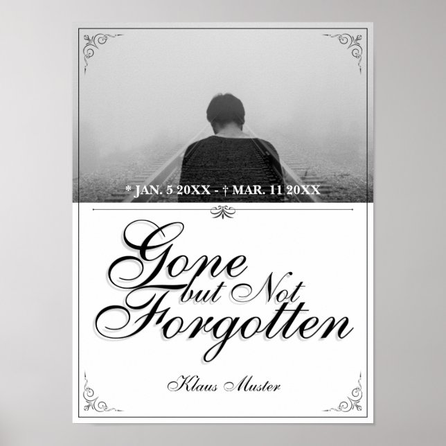 Gone but Not Forgotten - Classic Poster (Front)