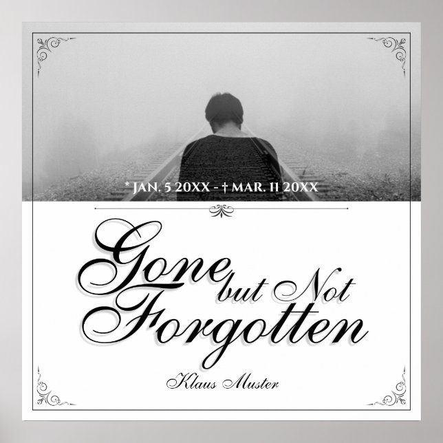 Gone but Not Forgotten - Classic Poster (Front)