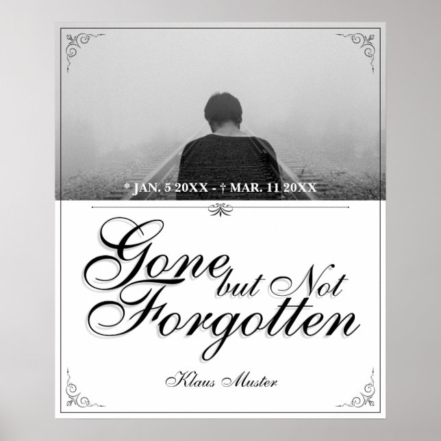 Gone but Not Forgotten - Classic Poster (Front)