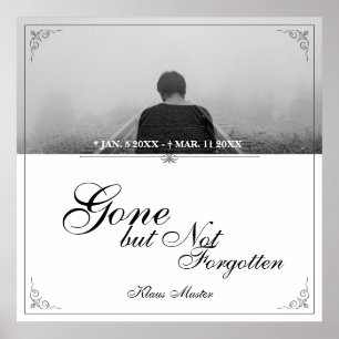 Gone but Not Forgotten - Classic Poster