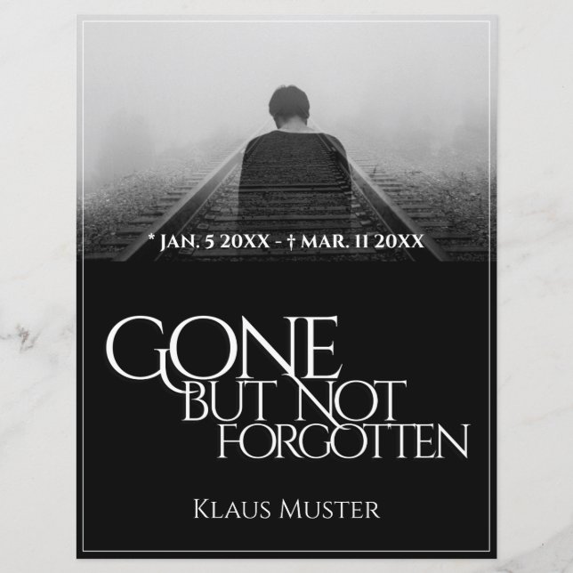 Gone but Not Forgotten - Dark (Front)