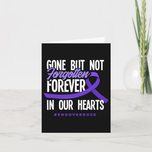 Gone But Not Forgotten Forever In Our Hearts End O Card (Front)