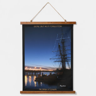 Gone but not forgotten Pilgrim Hanging Tapestry