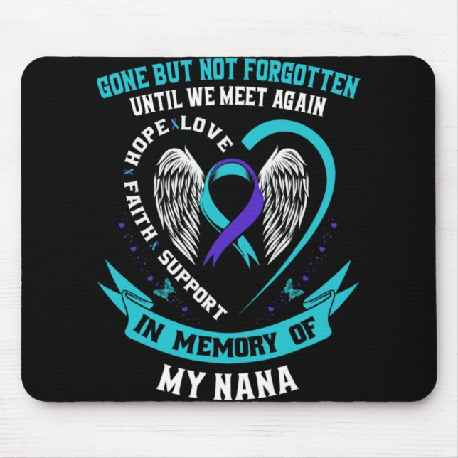 Gone But Not Forgotten Until We Meet Again Gift Na Mouse Mat (Front)