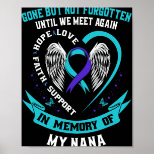 Gone But Not Forgotten Until We Meet Again Gift Na Poster