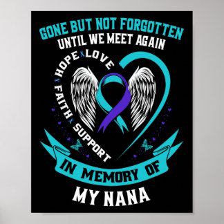 Gone But Not Forgotten Until We Meet Again Gift Na Poster