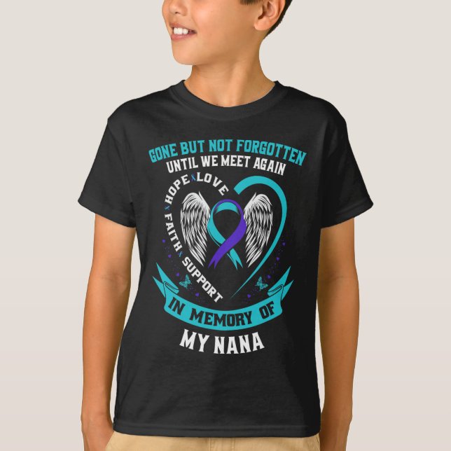 Gone But Not Forgotten Until We Meet Again Gift Na T-Shirt (Front)