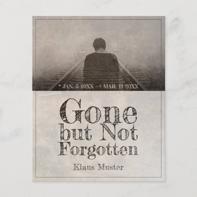 Gone but Not Forgotten - Vintage (Front)