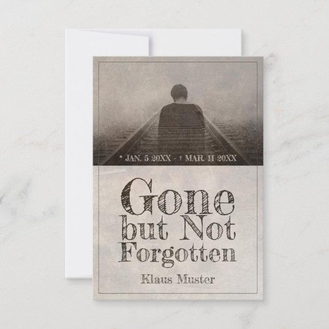 Gone but Not Forgotten - Vintage (Front)