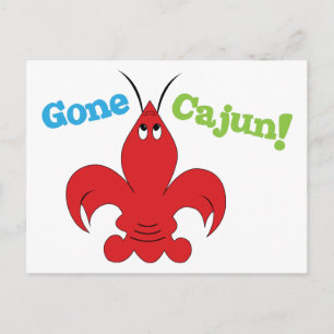 Gone Cajun Postcard