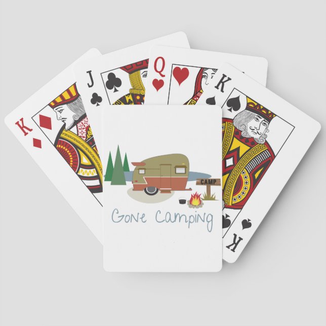 Gone Camping Playing Cards (Back)