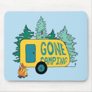 Gone Camping Summer Camp Clipart Happy Trails Camp Mouse Mat
