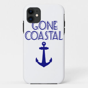 Gone Coastal Navy Blue Anchor iPhone 11 Case