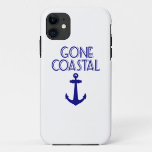 Gone Coastal Navy Blue Anchor iPhone 11 Case