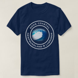 Gone Coastal Newfoundland Labrador Ocean Wave T-Shirt