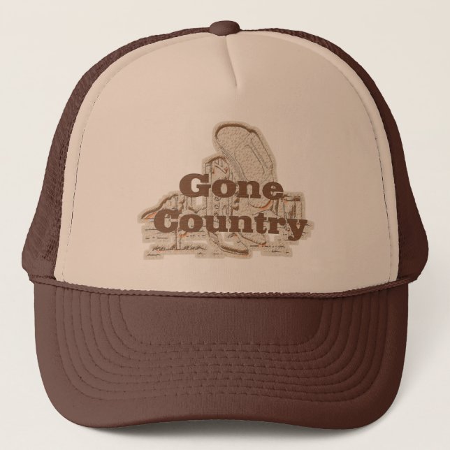 Gone Country...Hat Trucker Hat (Front)