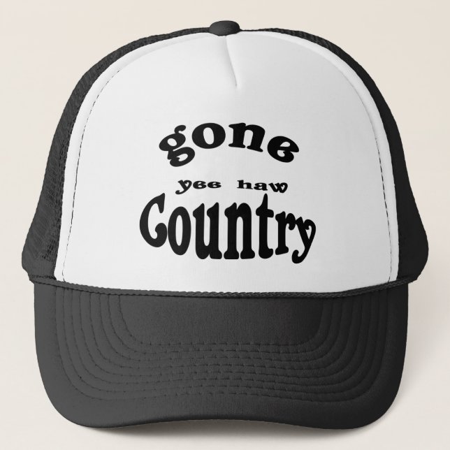 gone country trucker hat (Front)