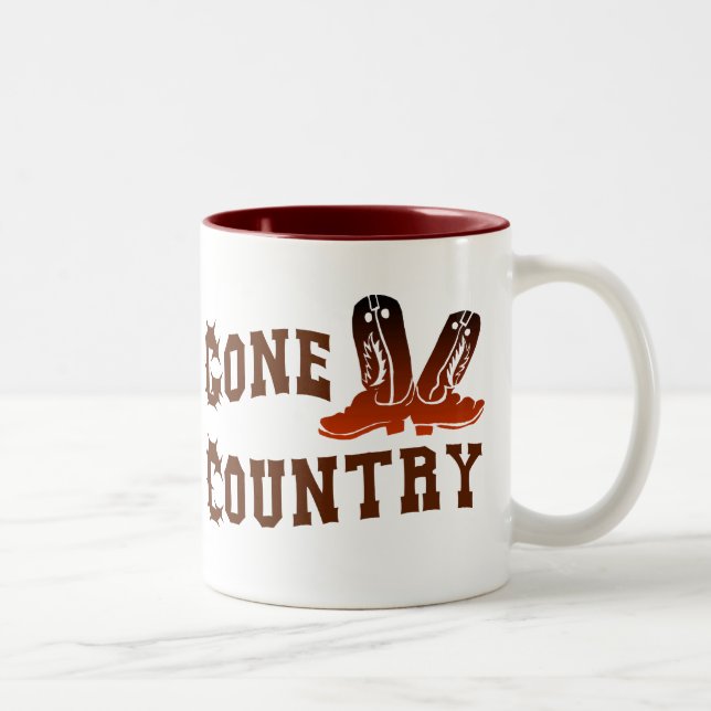 Gone Country Two-Tone Coffee Mug (Right)
