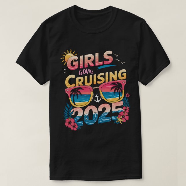 Gone Cruising 2025 Cruise Vacation Trip Funny Best T-Shirt (Design Front)