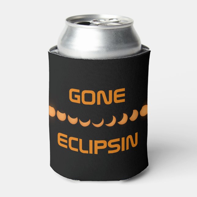 GONE ECLIPSIN Solar Eclipse Can Cooler (Can Front)