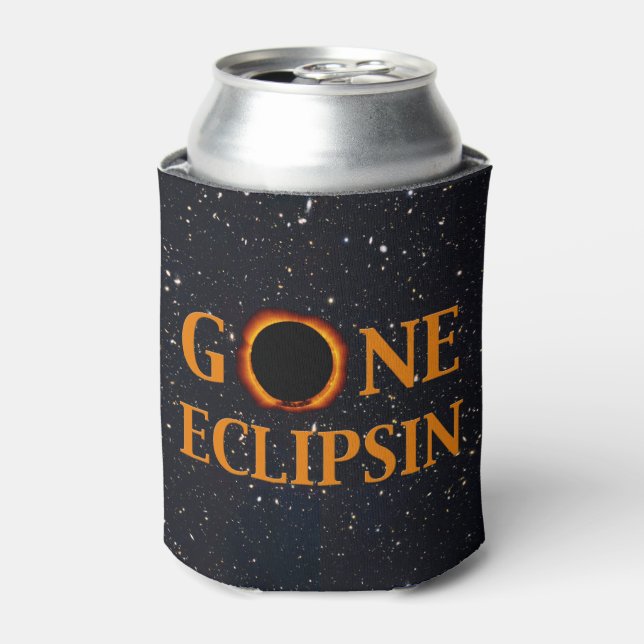 GONE ECLIPSIN Solar Eclipse Can Cooler (Can Front)