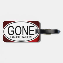 GONE Euro Sticker Tag