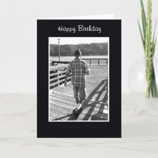 Gone Fishin' Birthday Card