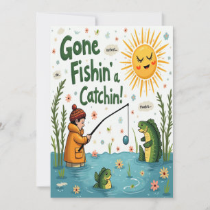 Gone Fishin Invitation