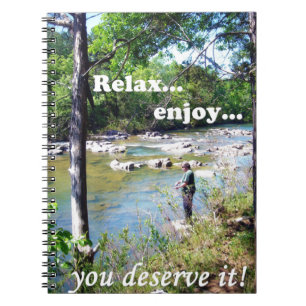 Gone Fishing Card Notebook