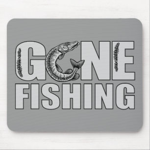 GONE FISHING custom mousepad
