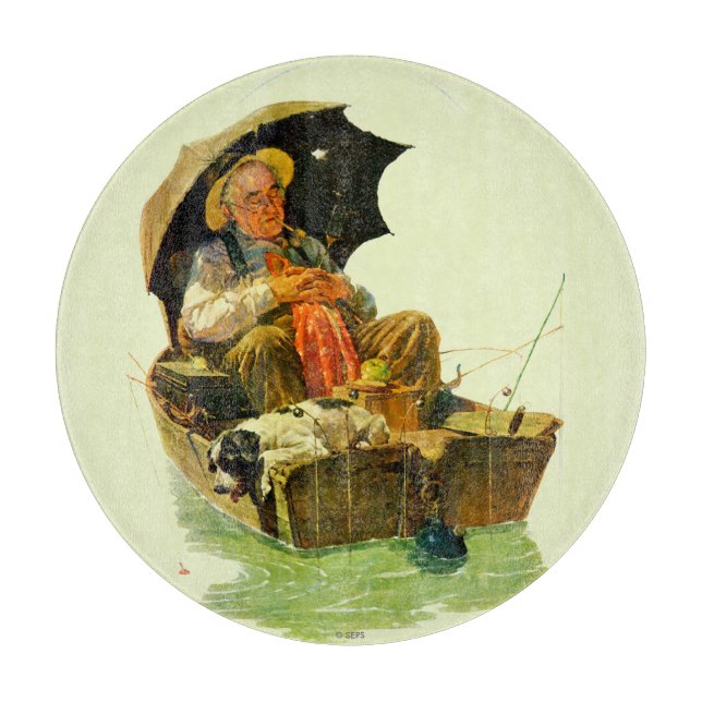 Gone Fishing Cutting Board (Front)