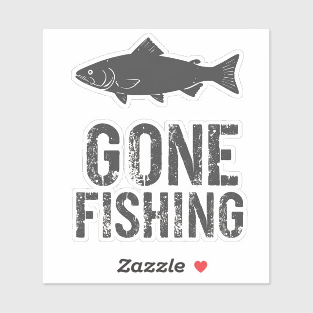 Gone Fishing Design (Sheet)