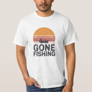 Gone Fishing Design T-Shirt