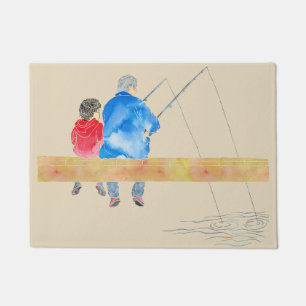 Gone Fishing Doormat