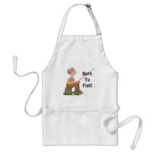 Gone Fishing Fisherman Standard Apron