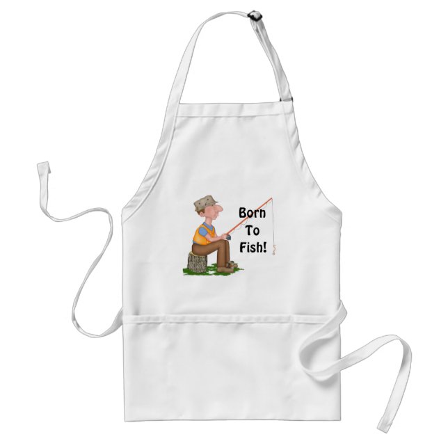 Gone Fishing Fisherman Standard Apron (Front)