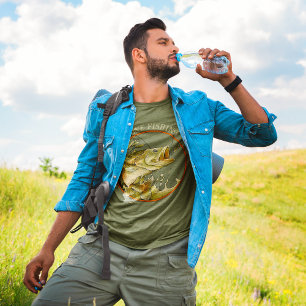 Gone Fishing Huge Bass Taking the Lure Sports Gift T-Shirt