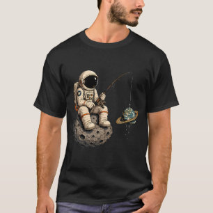 Gone Fishing in the Cosmos – Astronaut Planet An T-Shirt
