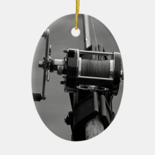 Gone Fishing.jpg Ceramic Tree Decoration (Front)