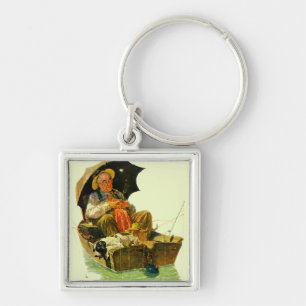 Gone Fishing Key Ring