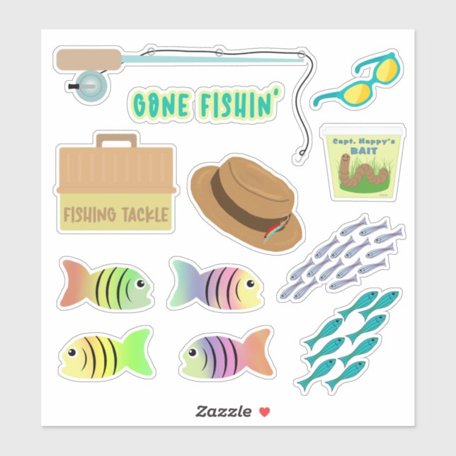 Gone Fishing Kids Fun (Sheet)
