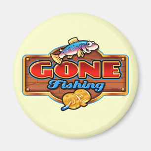 GONE FISHING MAGNET