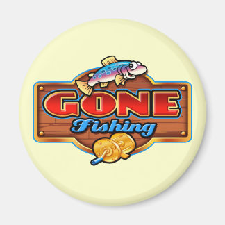 GONE FISHING MAGNET